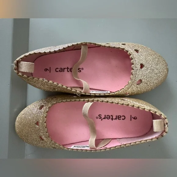 Carter's Glittery Gold Dress Shoes for Kids - Picture 4 of 4